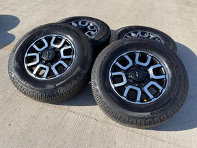 18" Ram 2500 3500 LARAMIE OEM wheels rims 2694 tires MICHELIN DEFENDER LTX M/S2 Texas Truck Tire