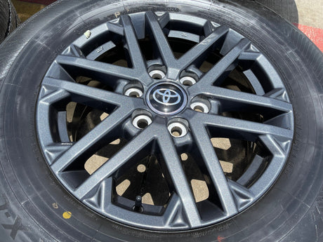 18" Toyota Tundra TRD OEM wheels rims 75281 Sequoia LX600 2025 2026 NEW Texas Truck Tire