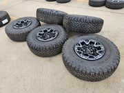 (5) 17" Ford F-150 Raptor R OEM BEADLOCK rims wheels 2024 2025 2026 BFG NEW Texas Truck Tire