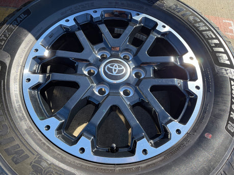 18" Toyota Tundra TRD OEM black wheels rims 75273 Sequoia 2024 2025 2026 NEW Texas Truck Tire