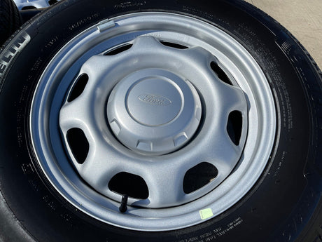 17" Ford F-150 OEM rims wheels 3857 tires steel 2022 2023 2024 2025 2026 NEW Texas Truck Tire