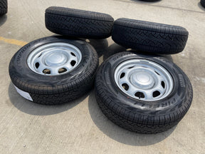 17" Ford F-150 OEM rims wheels 3857 tires steel 2024 2025 2026 PIRELLI A/T NEW Texas Truck Tire