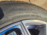 22" GMC Yukon Chevy Tahoe Escalade OEM chrome 95513 wheels rims BRIDGESTONE Texas Truck Tire