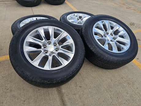 20" Chevy Tahoe Silverado LTZ 5920 OEM wheels rims Yukon 2023 2024 2025 2026 Texas Truck Tire