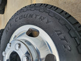 17" Ford F-350 Dually OEM 10477 10478 rims wheels 2024 2025 2026 IRONMAN A/T NEW Texas Truck Tire