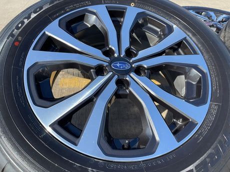 18" Subaru Outback Legacy Forester OEM wheels rims 68869 tires NEW TOYO Texas Truck Tire