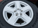 17" Jeep Gladiator OEM wheels rims 9235 Wrangler 2024 2025 2026 NEXEN Texas Truck Tire