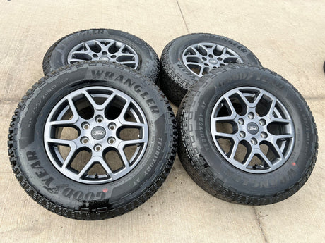 17" Ford Ranger OEM rims wheels tires Bronco N1WZ1007V 2023 2024 2025 2026 NEW Texas Truck Tire