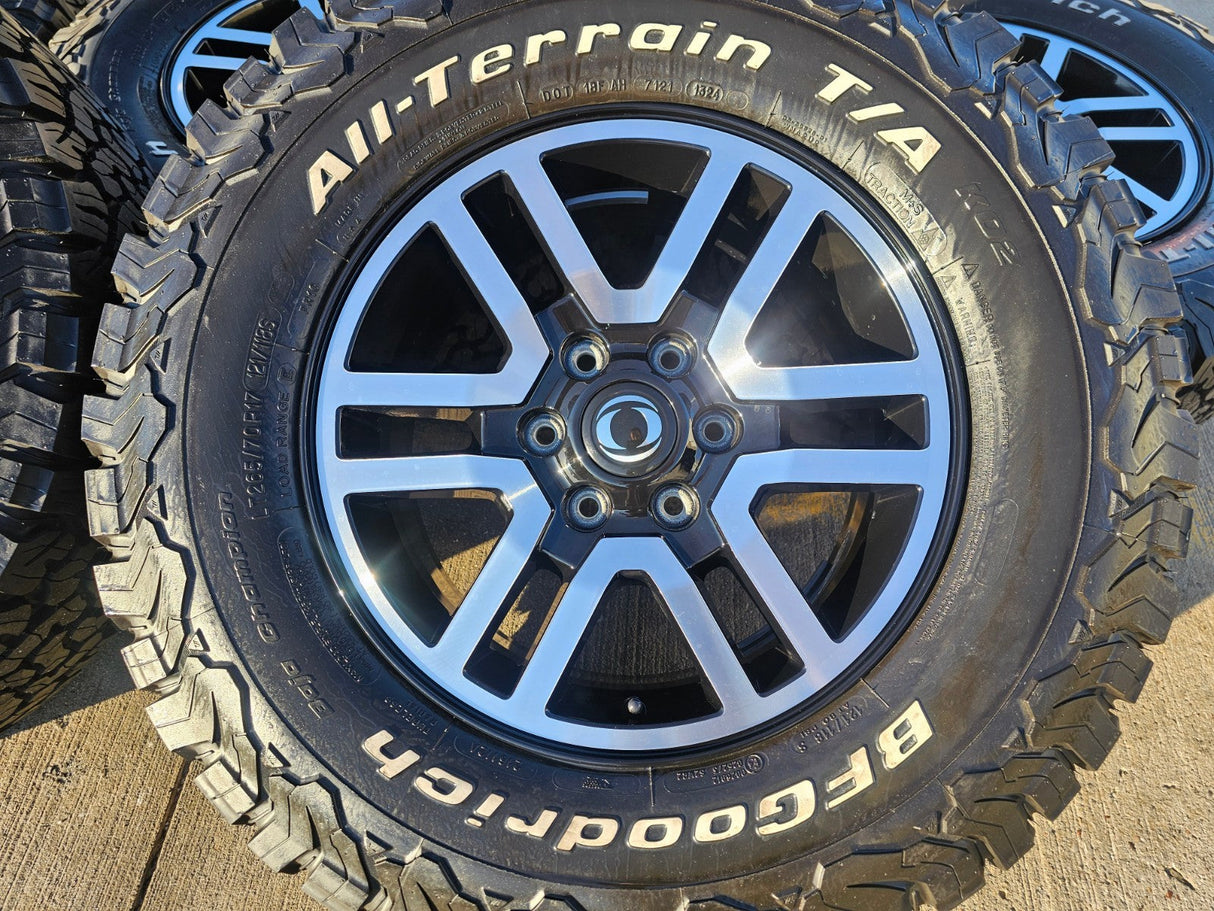 17" INEOS Grenadier OEM black wheels rims 8775 tires 2023 2024 2025 2026 NEW BFG Texas Truck Tire
