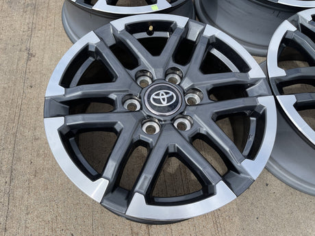 18" Toyota Tacoma TRD OEM wheels rims 10641 4Runner 2024 2025 2026 2027 NEW Texas Truck Tire