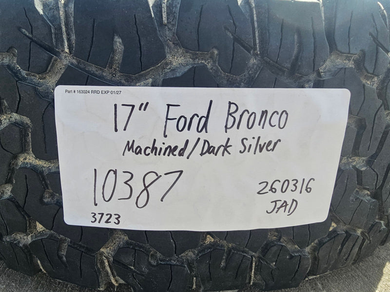 17" Ford Bronco wheels rims SASQUATCH 95229 10387 Ranger BFG KO2 A/T Texas Truck Tire