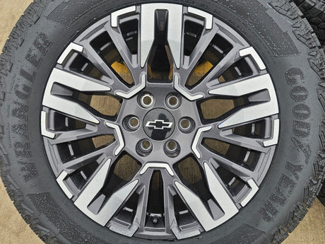 20" Chevy Silverado Z71 GMC Sierra Canyon Colorado OEM wheels rims 2025 2026 NEW Texas Truck Tire