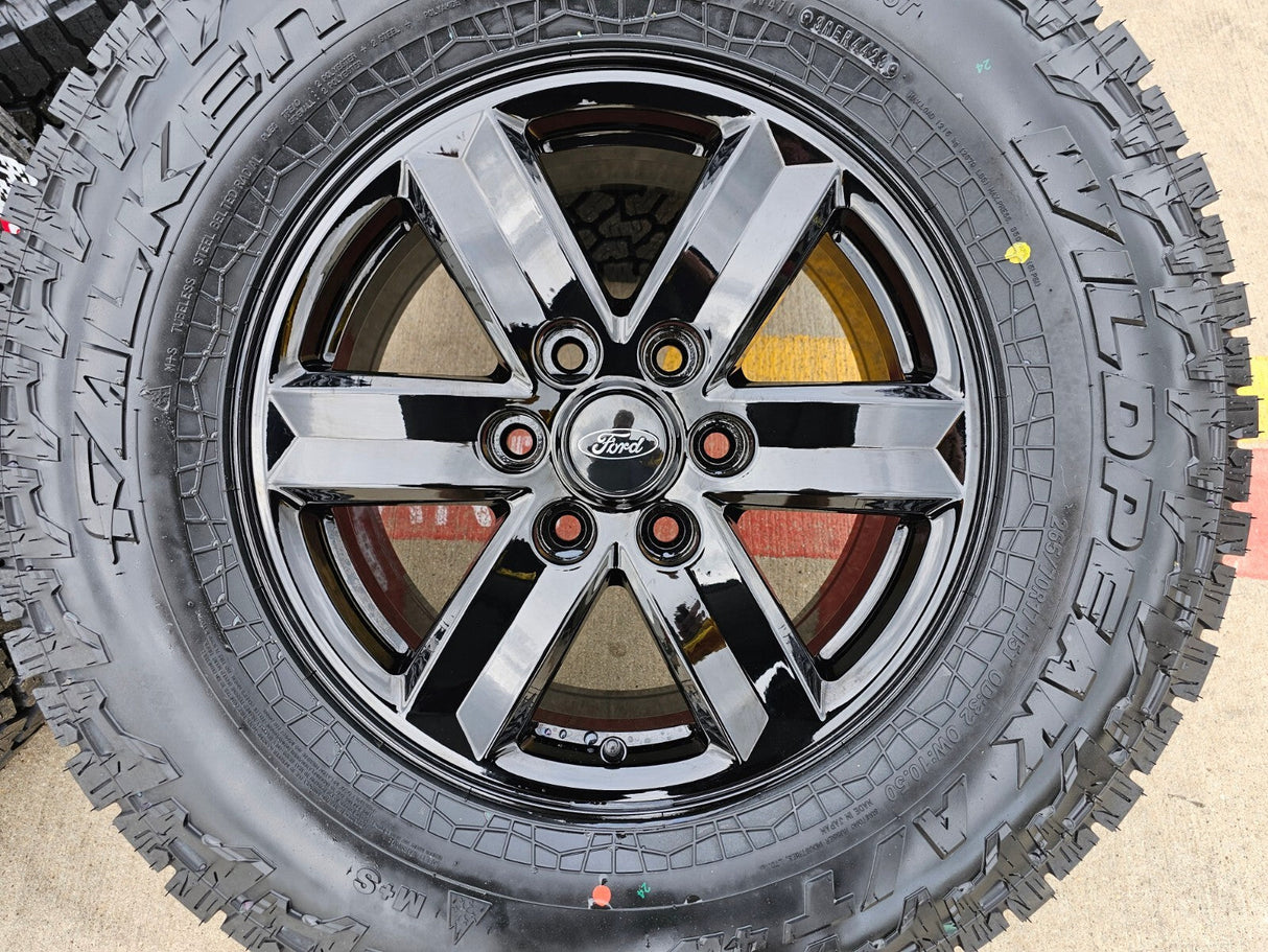 17" Ford F-150 OEM black Tremor rims wheels 10339 2023 2024 2025 2026 NEW Texas Truck Tire