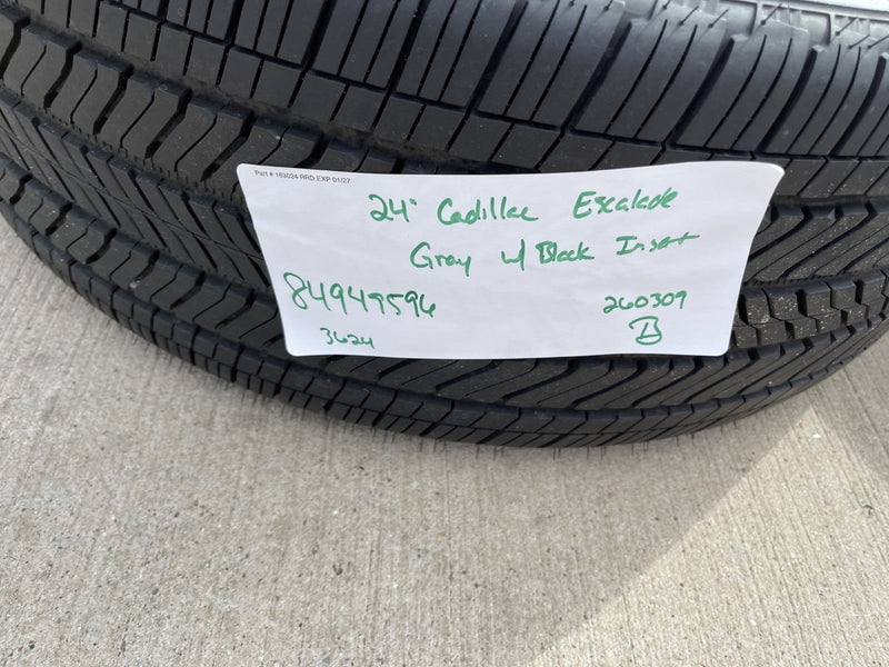 24" Cadillac Escalade V OEM wheels rims 2024 2025 2026 BRIDGESTONE DISCOUNTED Texas Truck Tire