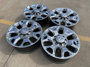20" Dodge Ram 2500 3500 LARAMIE OEM 2562 CHROME wheels rims NEW Texas Truck Tire