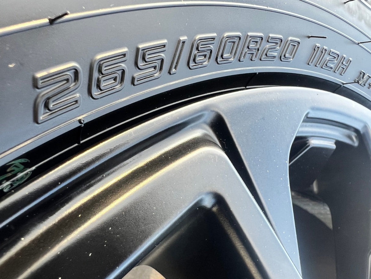 20" Toyota Tundra TRD OEM wheels rims TSS 75276 95295 Sequoia 2024 2025 2026 NEW Texas Truck Tire