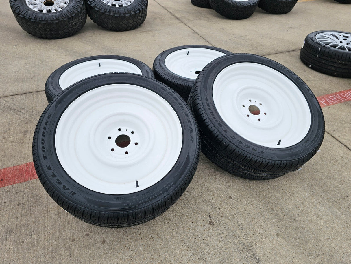 22" Chevy GMC Transport Steel OEM wheels rims Sierra Silverado Escalade 2025 NEW Texas Truck Tire