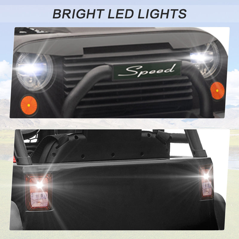 12V Battery-Powered Kids Ride-On Off-Road Truck Toy with Parent Remote Control