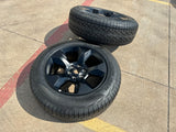 20" Ram 1500 OEM 2021 2022 2023 2024 2025 spare wheel rim black 2675 2722 Texas Truck Tire