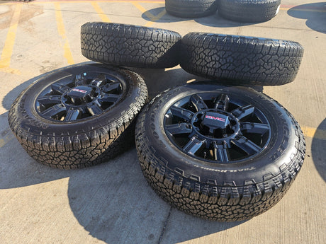 20" GMC Sierra DENALI 2500 3500 OEM 14137 5963 wheels rims Silverado 2026 NEW Texas Truck Tire
