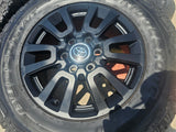 18" Toyota Land Cruiser OEM 95953 wheels rims BLACK Tundra Sequoia A/T NEW Texas Truck Tire