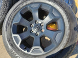 20" Dodge Ram 1500 OEM Laramie Black 2680 wheels rims 2022 2023 2024 2025 2026 Texas Truck Tire