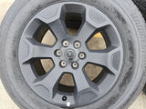 20" Dodge Ram 1500 OEM Laramie Black 2680 wheels rims 2024 2025 2026 BRIDGESTONE Texas Truck Tire