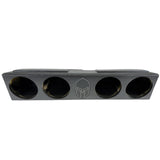 Jeep Gladiator 19-25 Subwoofer Box Quad 8 Front Fire Ported Under Rear Seat Moon Car Stereo