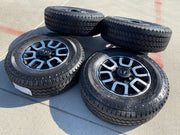 18" Ram 2500 3500 LARAMIE OEM wheels rims 2694 tires BRIDGESTONE A/T NEW 2026 Texas Truck Tire