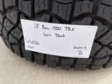 18" Dodge Ram 1500 TRX RHO Black OEM 66002 wheels rims TERRITORY A/T 35" NEW Texas Truck Tire