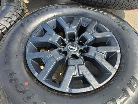 17" Nissan Frontier OEM Desert Runner 62832 wheels rims tires 2023 2024 2025 NEW Texas Truck Tire
