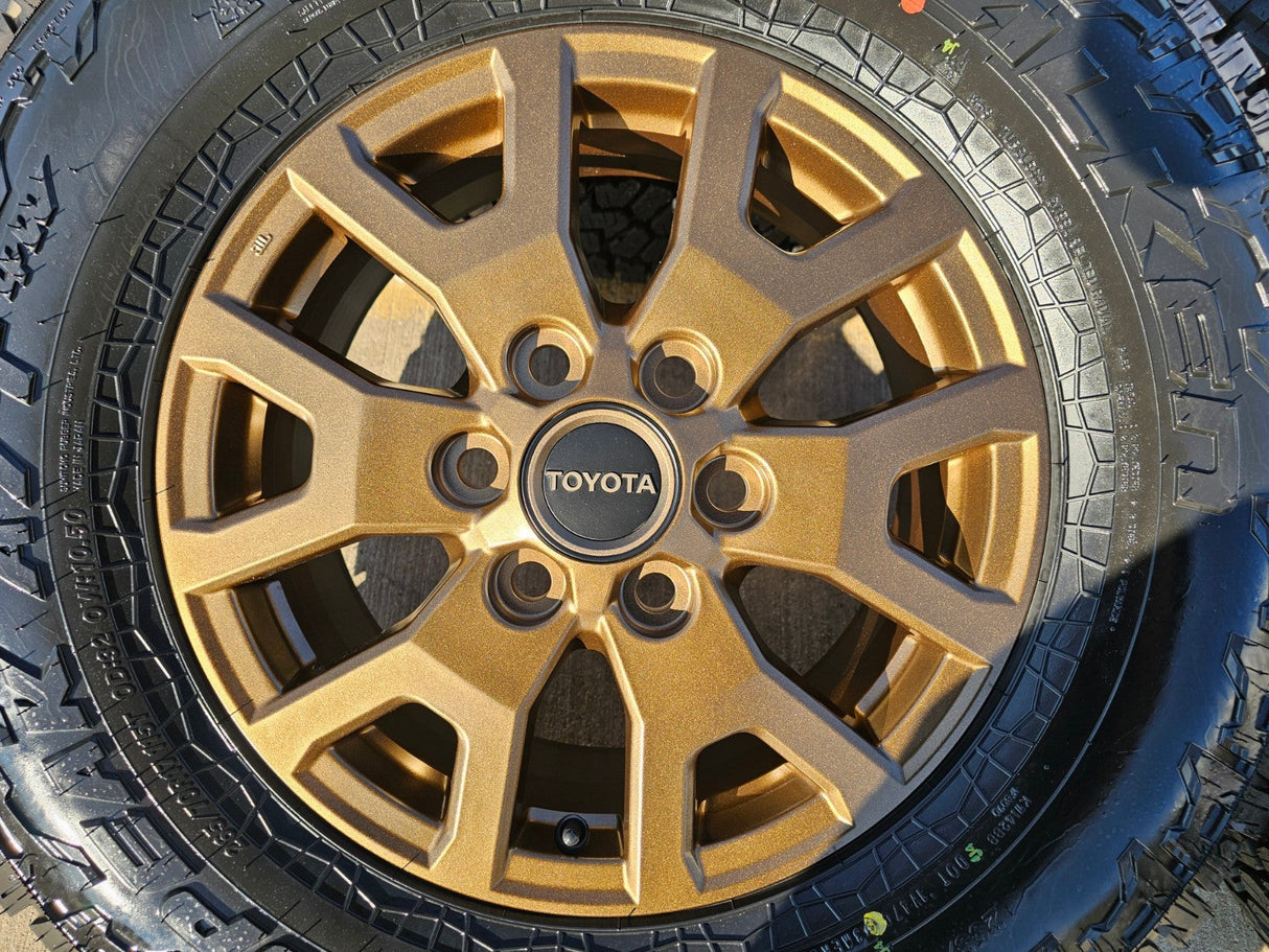 17" Toyota Tacoma 4Runner TRD OEM 94254 10637 BRONZE wheels rims 2025 2026 NEW Texas Truck Tire