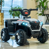 Electric ATV Ride-On Car with MP3 Player and LED Lights - 6V Battery Powered, 4-Wheeled Beach Cruiser
