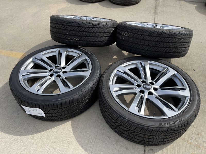 24" Cadillac Escalade V OEM wheels rims 2024 2025 2026 BRIDGESTONE DISCOUNTED Texas Truck Tire