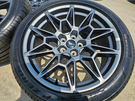 19" Ford Mustang GT Track Pack OEM 10600 10603 wheels rims 2025 2026 TPMS NEW Texas Truck Tire