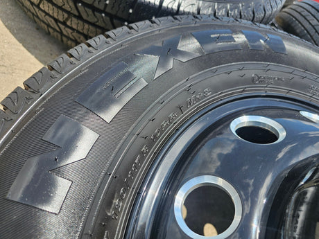 17" Dodge Ram 3500 Dually Laramie wheels rims 2706 2707 OEM black 2024 2025 NEW Texas Truck Tire