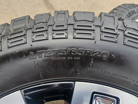 20" GMC Sierra DENALI 2500 3500 OEM wheels rims 5958 14138 Chevy KENDA A/T2 Texas Truck Tire