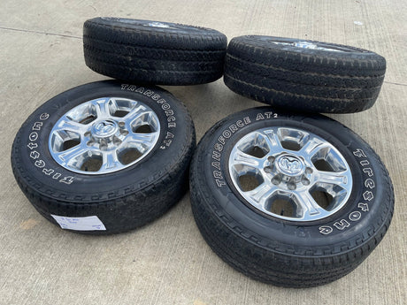 18" Ram 2500 3500 Laramie Power Wagon OEM wheels rims 2692 FIRESTONE DISCOUNTED Texas Truck Tire