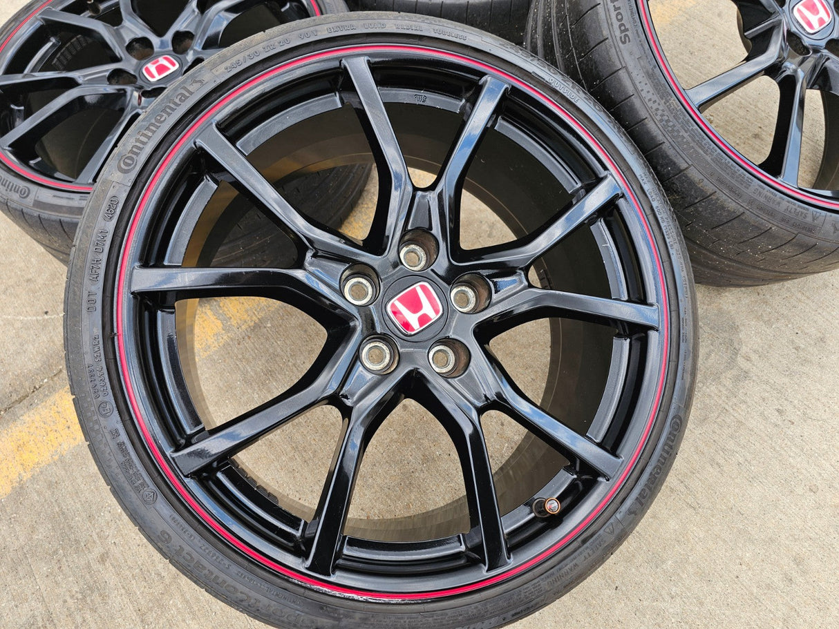 20" Honda Civic Type R OEM wheels rims 63692 tires CONTINENTAL Texas Truck Tire