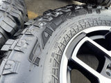 17" Jeep Wrangler Rubicon OEM 95730 9327 wheels rims Gladiator FALKEN MT 33" NEW Texas Truck Tire