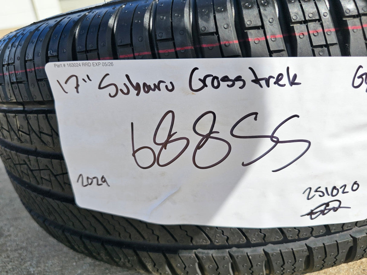 17" Subaru XV Crosstrek OEM 68855 wheels rims tires 2022 2023 2024 2025 2026 NEW Texas Truck Tire