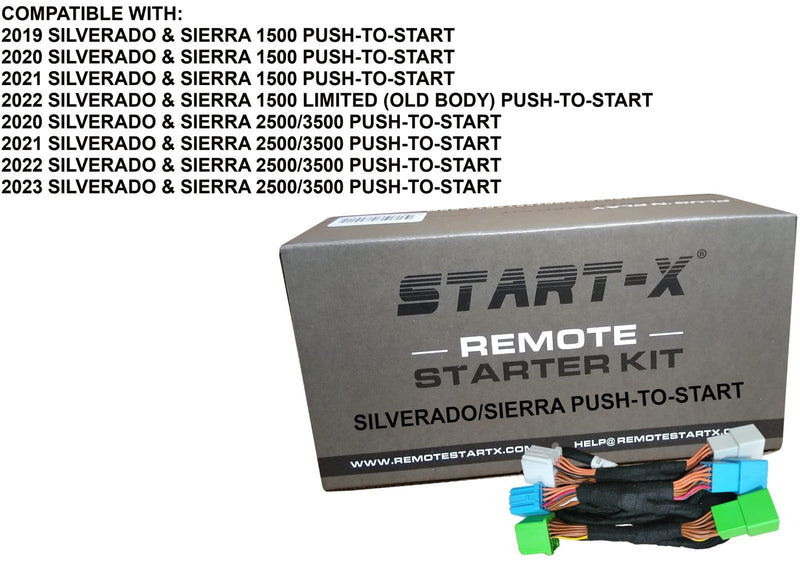 Remote Start Kit with Push-to-Start and Plug-n-Play for Silverado and Sierra