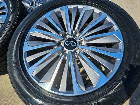 22" Infiniti QX80 QX56 Nissan Titan Armada OEM 94236 wheels rims 2025 2026 NEW Texas Truck Tire