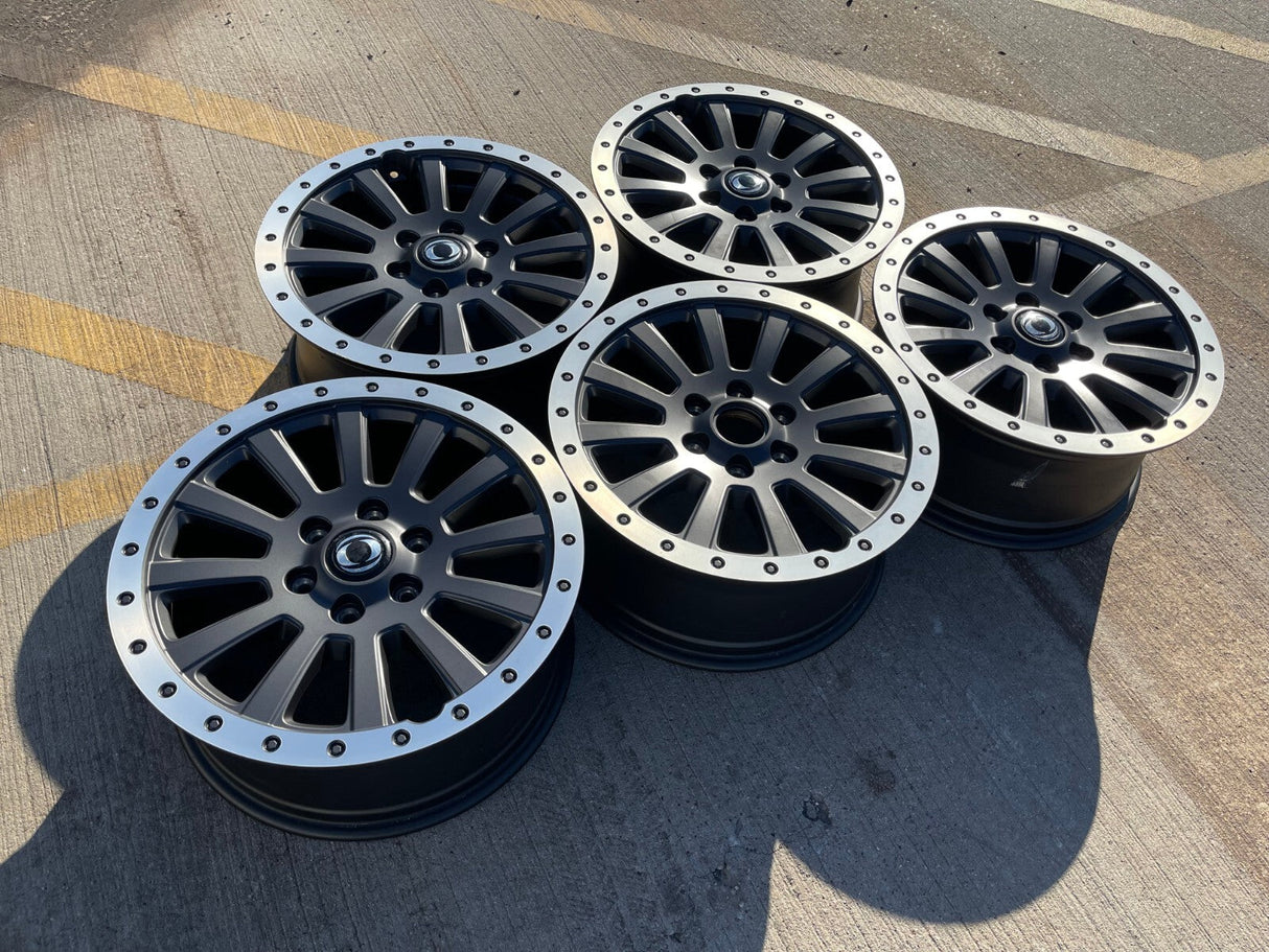 (5) 18" INEOS Grenadier OEM wheels rims beadlock 2023 2024 2025 2026 NEW Texas Truck Tire