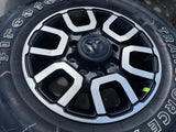 18" Ram 2500 3500 LARAMIE OEM wheels rims 2694 tires FIRESTONE A/T2 NEW 2026 Texas Truck Tire