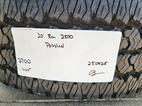20" Dodge Ram 2500 3500 LARAMIE OEM 2700 wheels rims tires 2024 2025 2026 NEW Texas Truck Tire