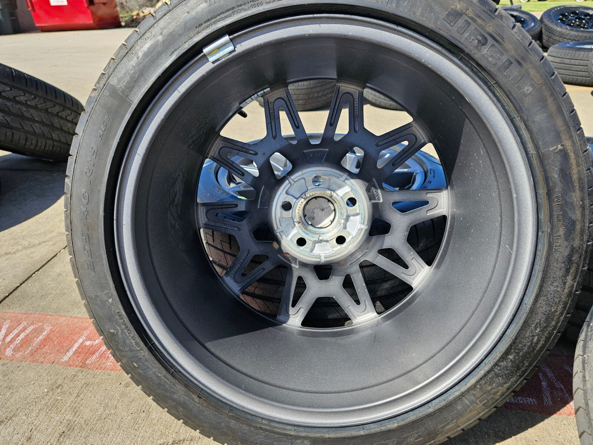 19" Ford Mustang GT Track Pack OEM 10600 10603 wheels rims 2025 2026 TPMS NEW Texas Truck Tire