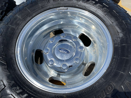 17" Ford F-350 Dually OEM 10477 10478 rims wheels 2023 2024 2025 TOYO A/T3 Texas Truck Tire