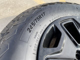 17" Jeep Wrangler Gladiator OEM wheel rim 9118 black tire NEXEN NEW Texas Truck Tire