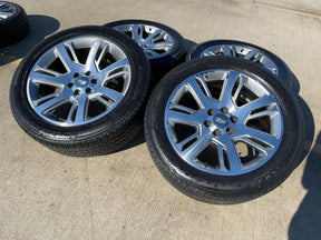 22" Cadillac Escalade Platinum OEM 4738 wheels rims tires BRIDGESTONE Texas Truck Tire
